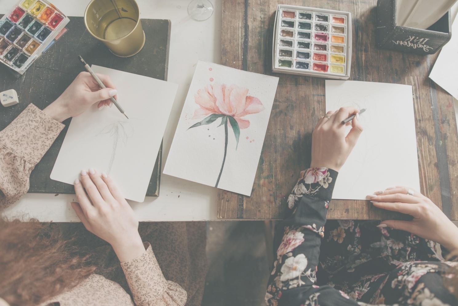 Skizziertechniken und kreative Prozesse im Lernprogramm